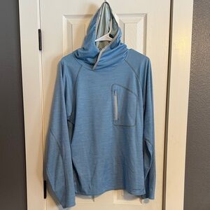 Men’s Patagonia light weight technical hoodie in size Small